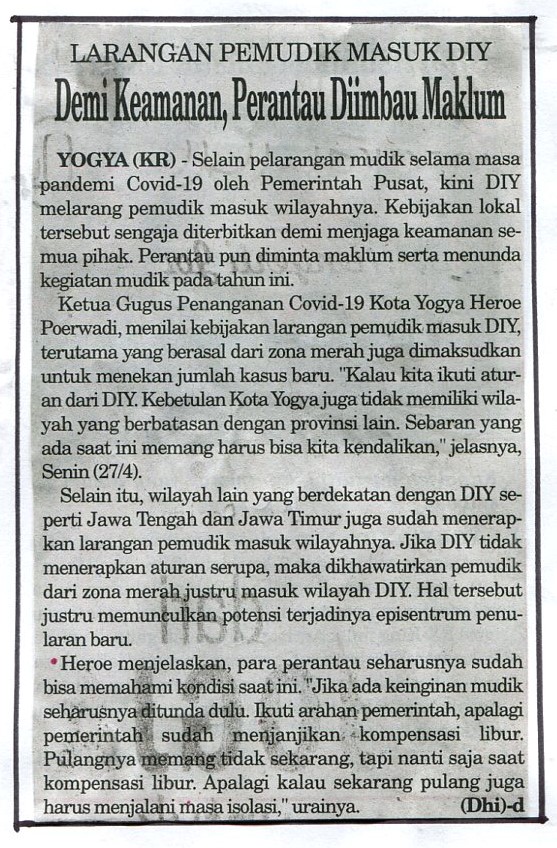 Kliping jogja terbaru
