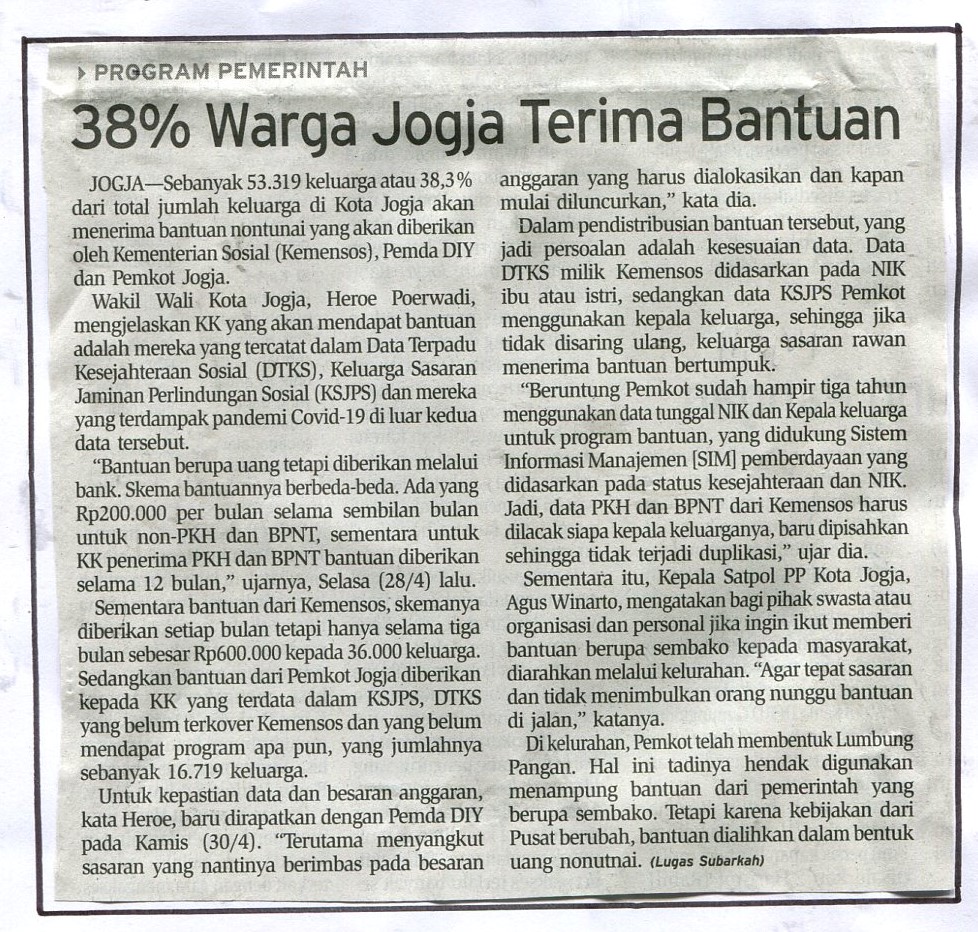 Kliping jogja terbaru
