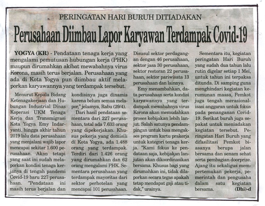 Kliping jogja terbaru