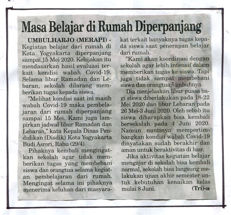 Kliping jogja terbaru