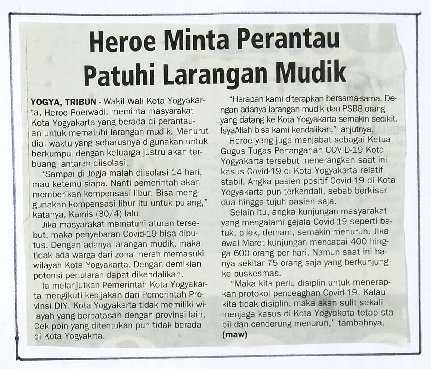 Kliping jogja terbaru