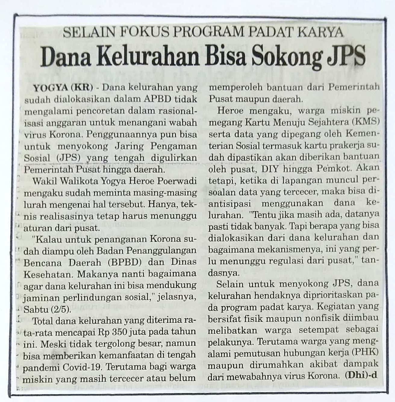 Kliping jogja terbaru