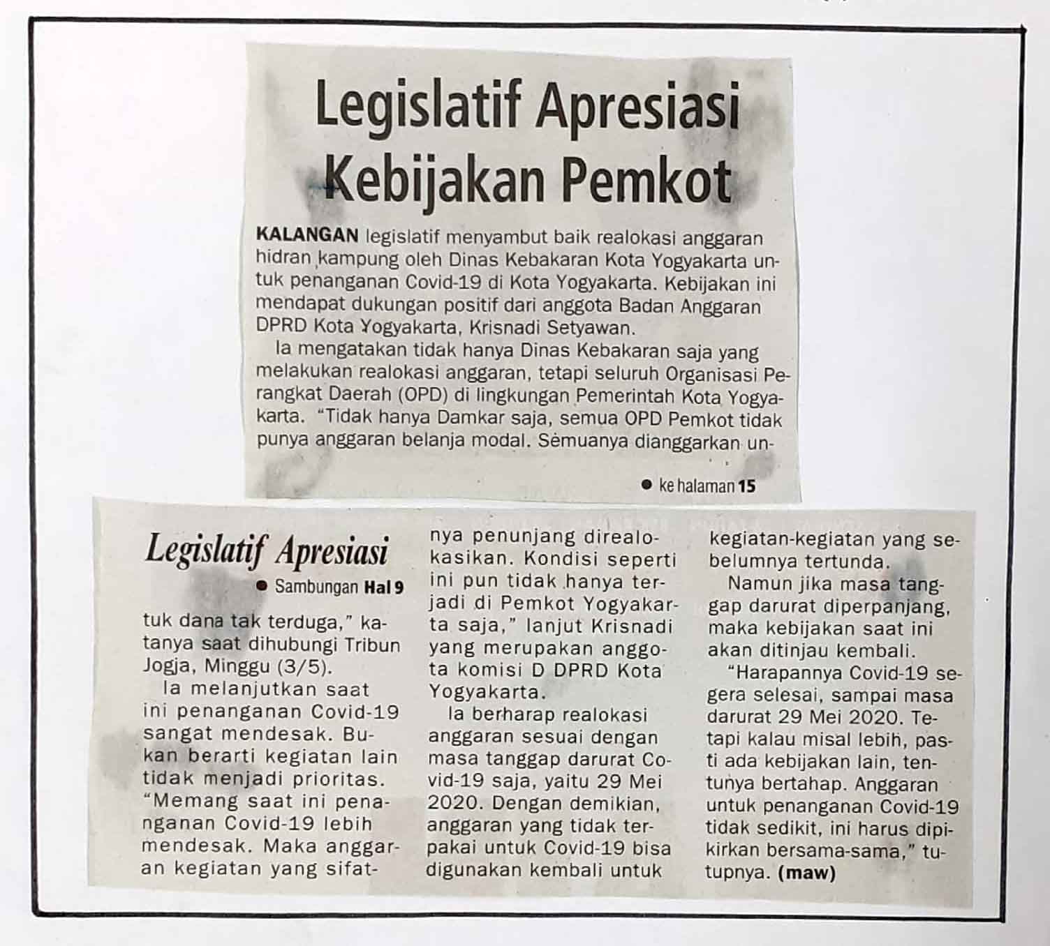 Kliping jogja terbaru