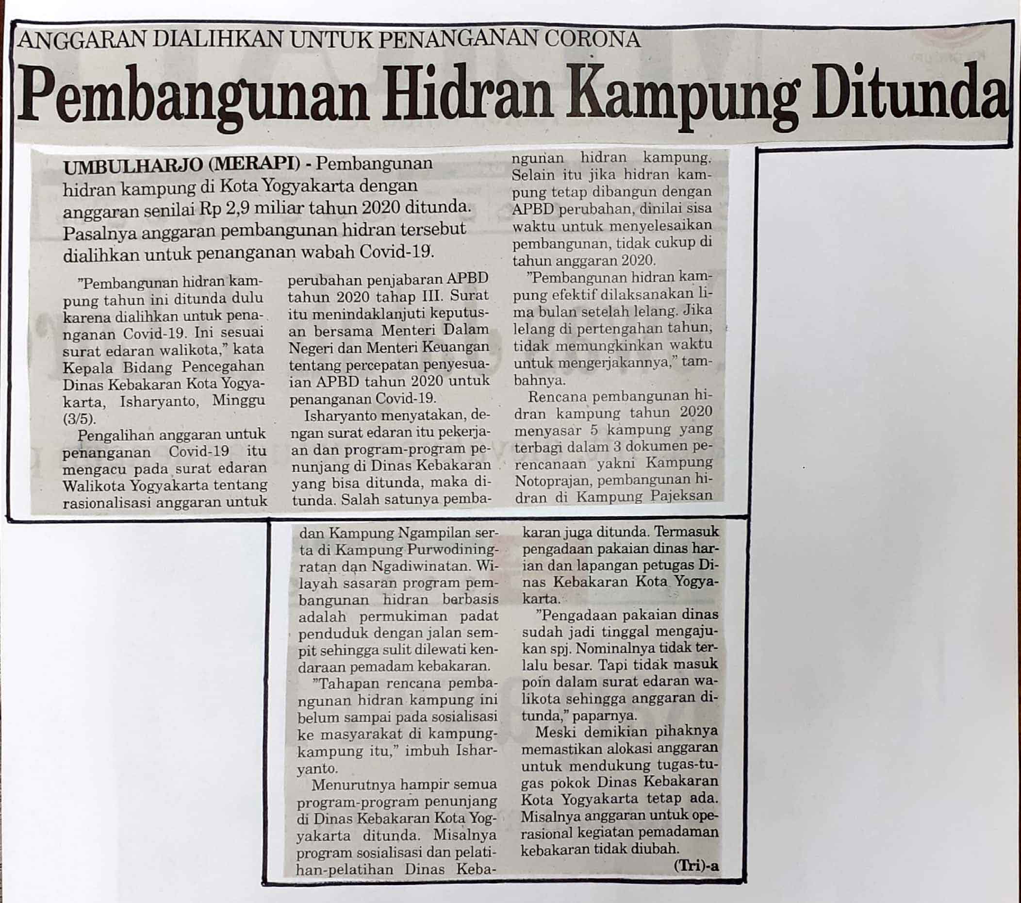 Kliping jogja terbaru