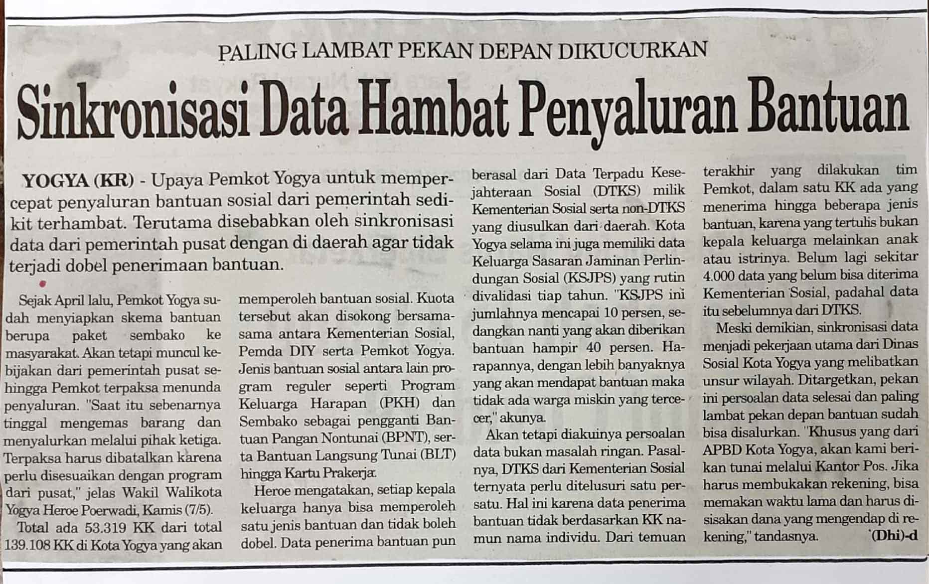 Kliping jogja terbaru