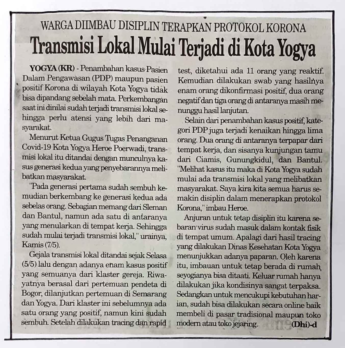 Kliping jogja terbaru