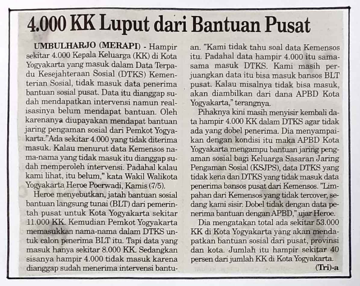 Kliping jogja terbaru
