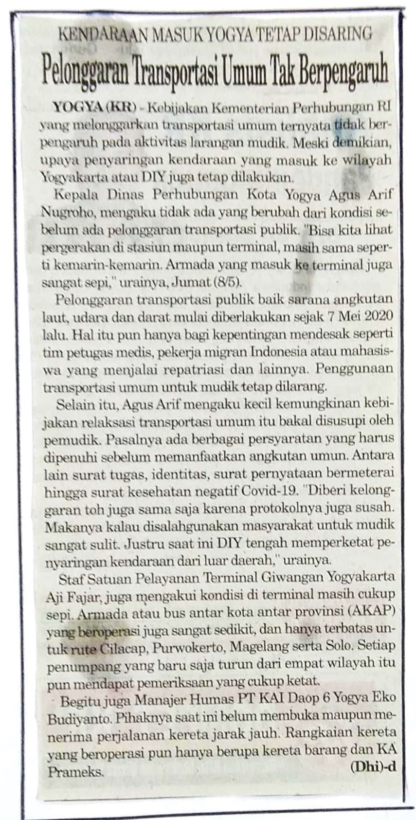 Kliping jogja terbaru