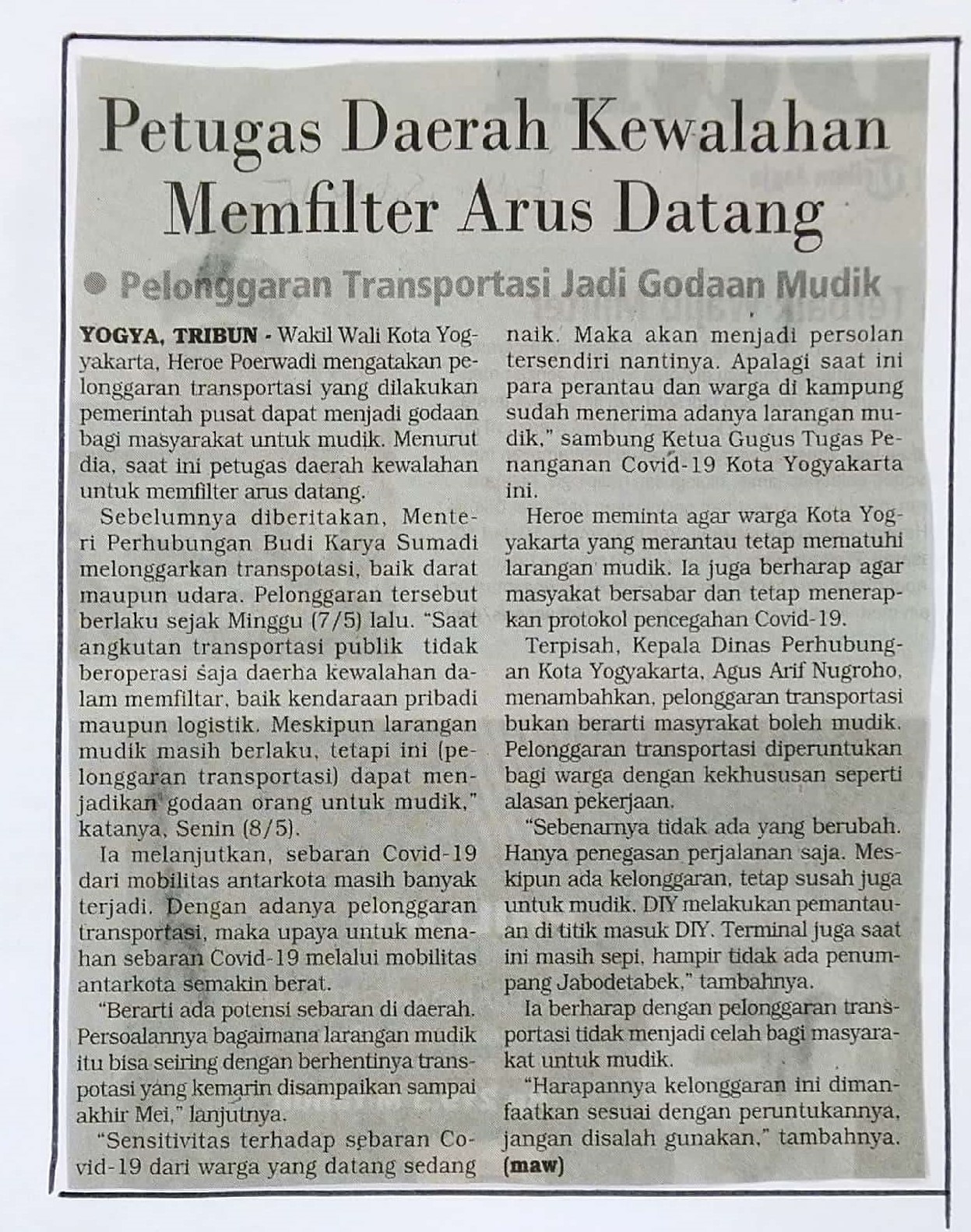 Kliping jogja terbaru