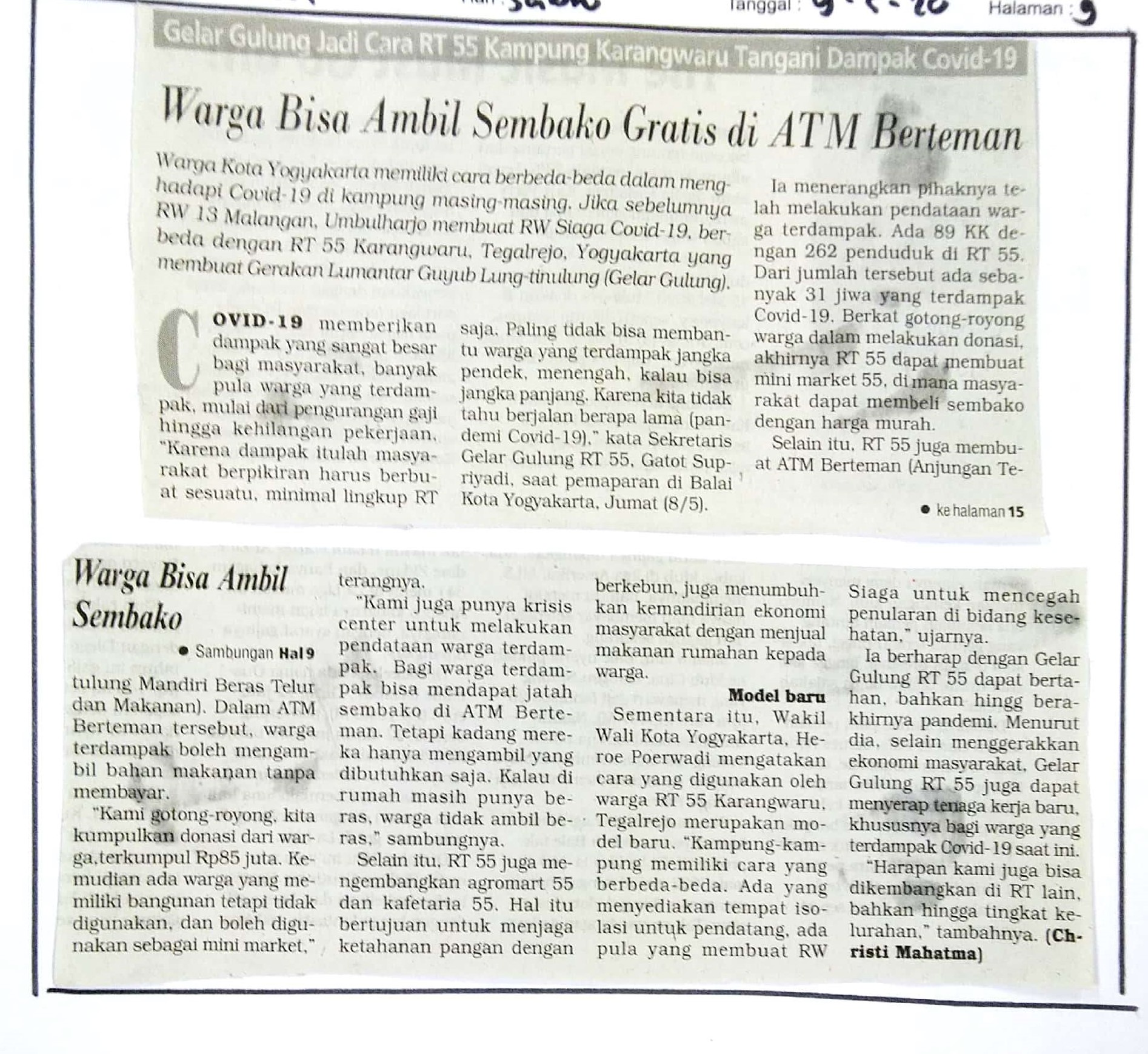 Kliping jogja terbaru