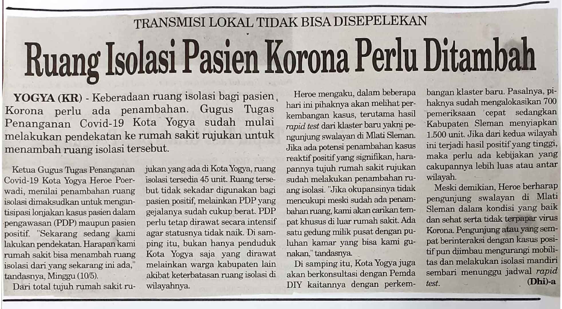 Kliping jogja terbaru