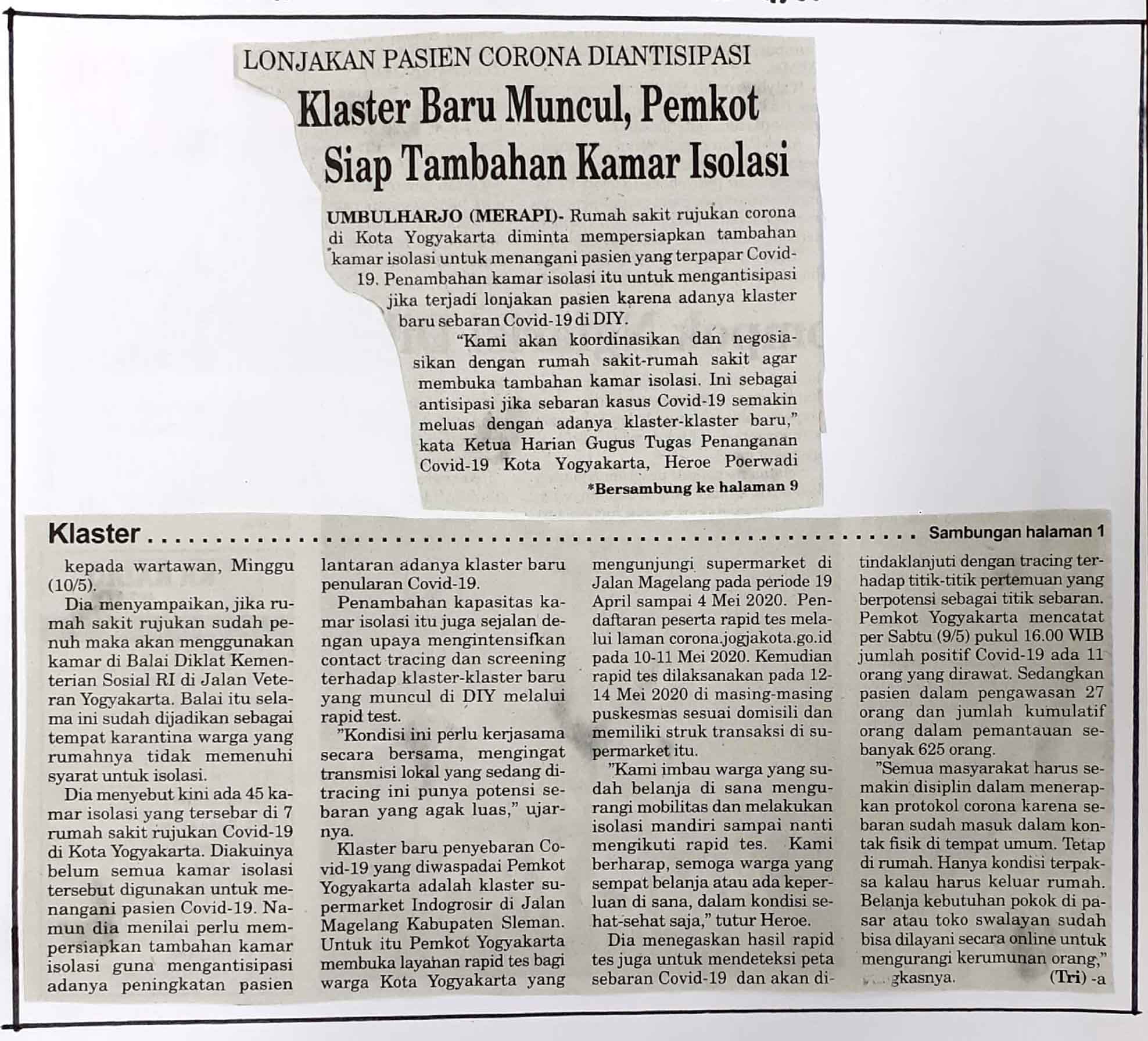 Kliping jogja terbaru