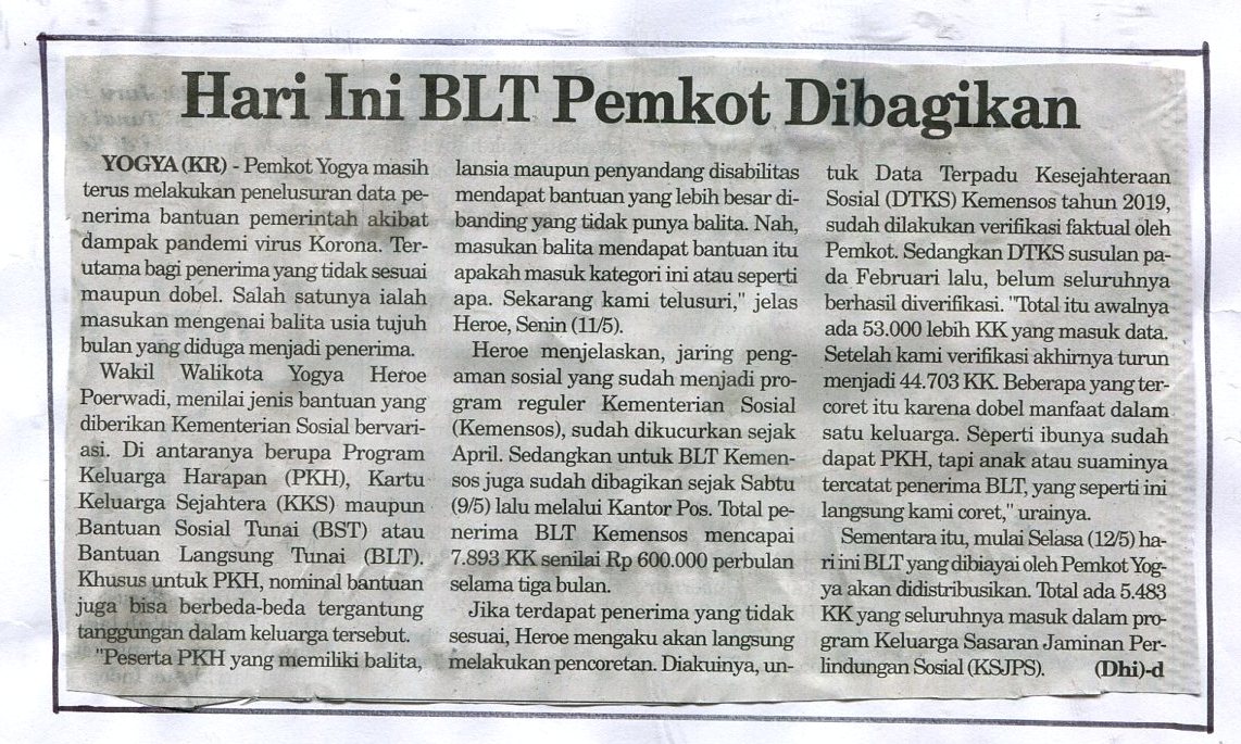 Kliping jogja terbaru