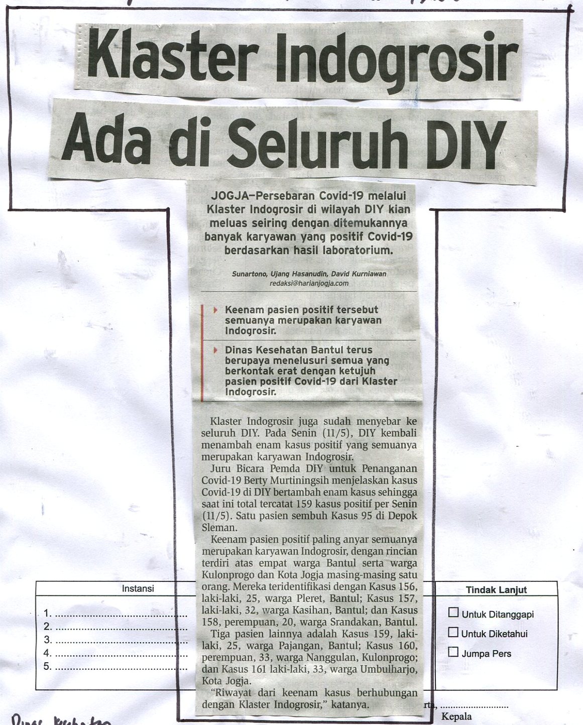 Kliping jogja terbaru