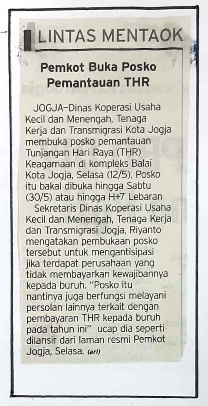 Kliping jogja terbaru