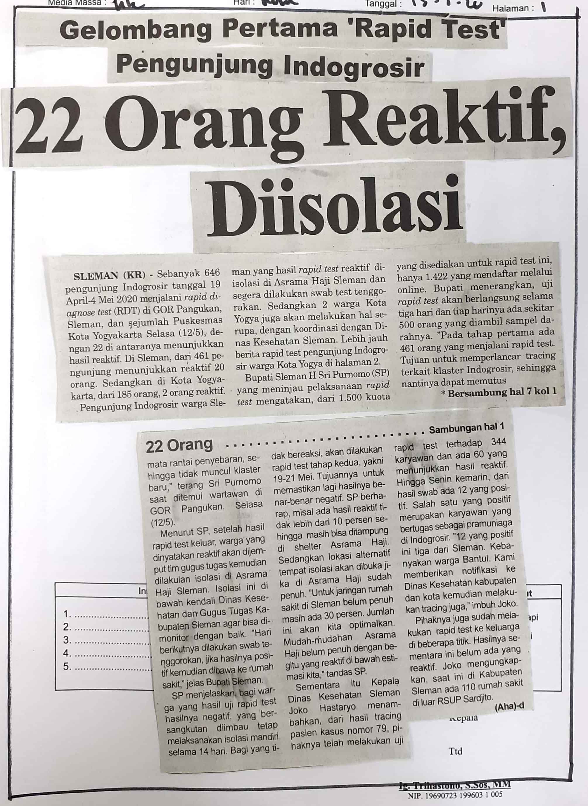 Kliping jogja terbaru