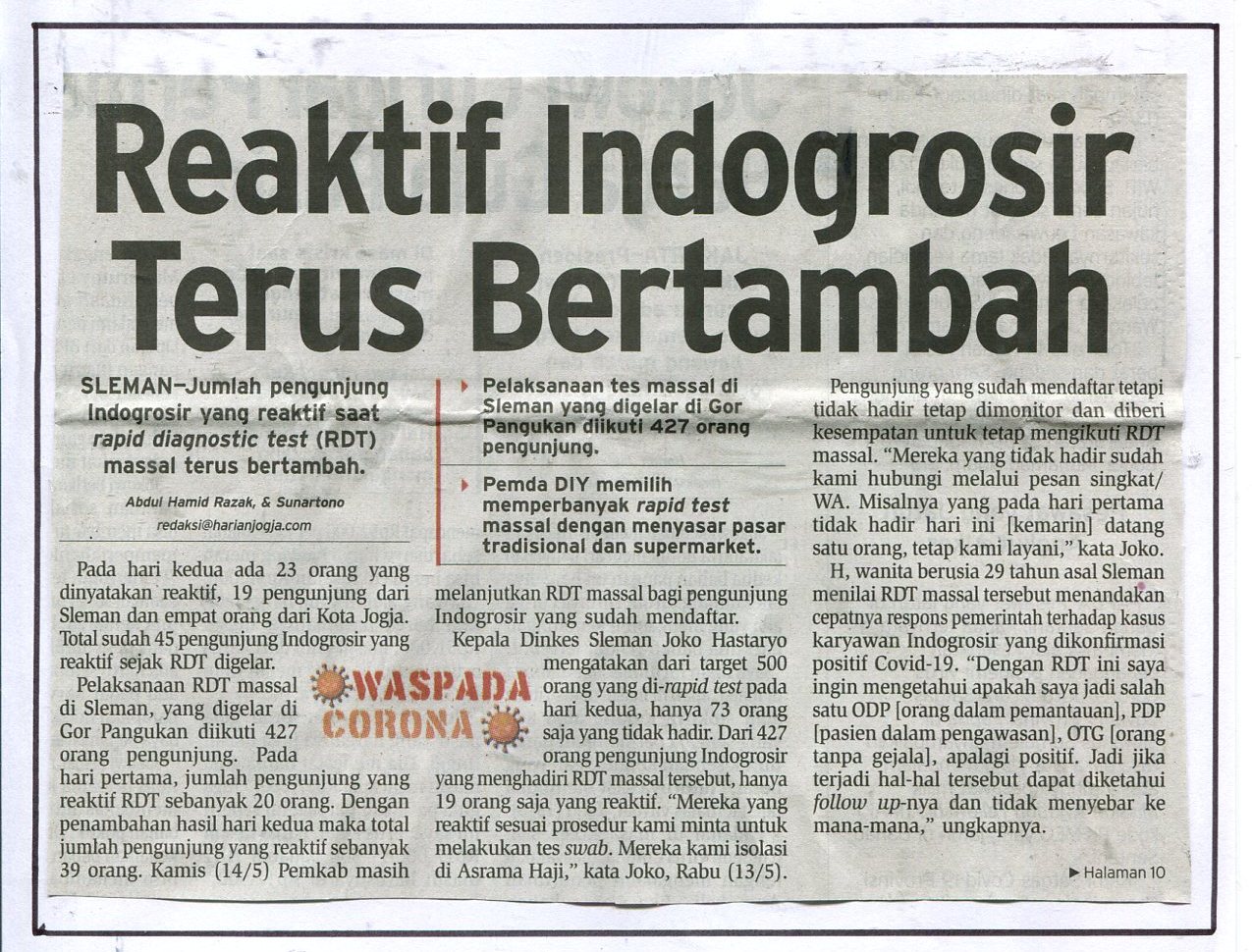 Kliping jogja terbaru