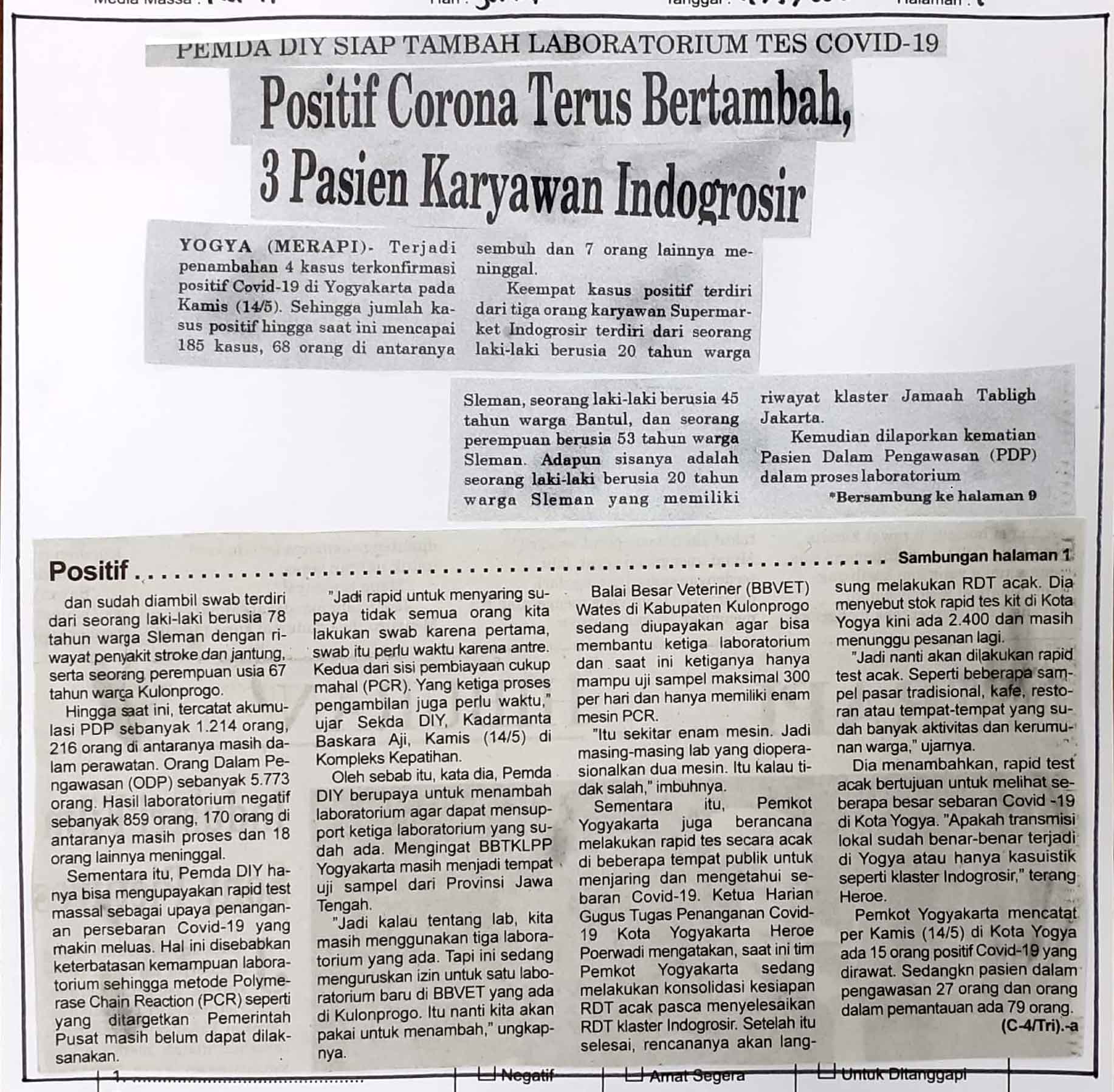 Kliping jogja terbaru