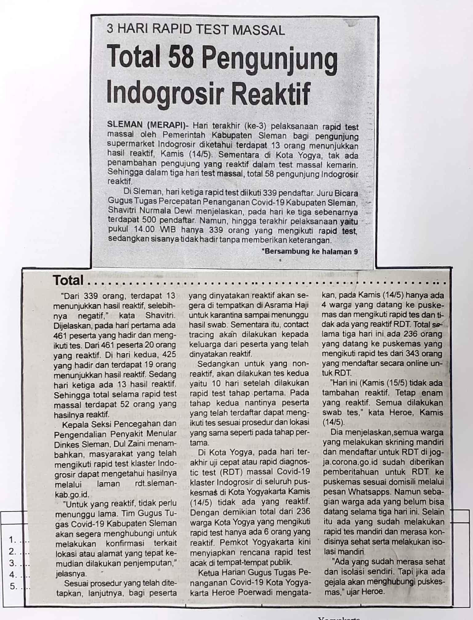 Kliping jogja terbaru