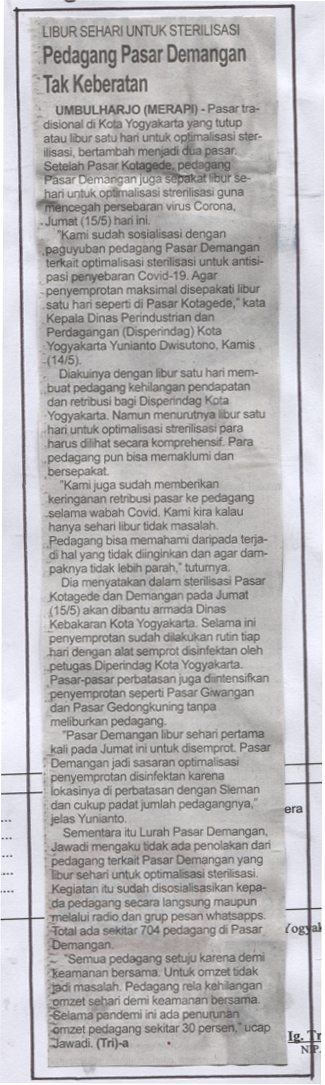 Kliping jogja terbaru