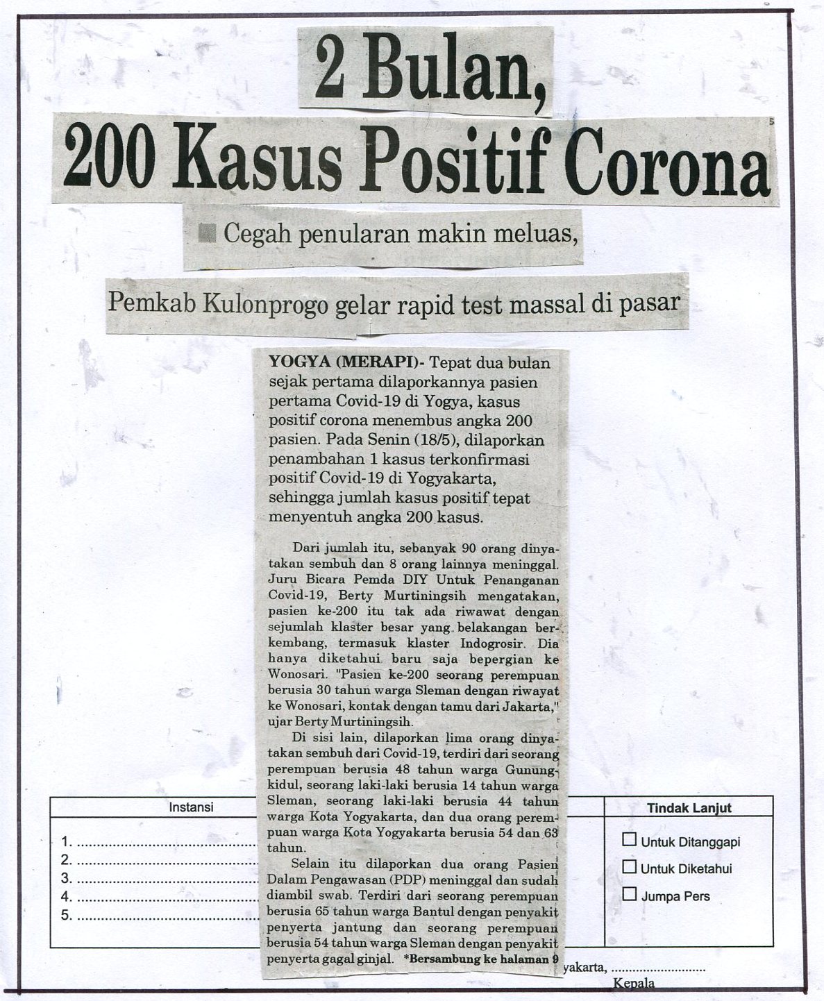 Kliping jogja terbaru