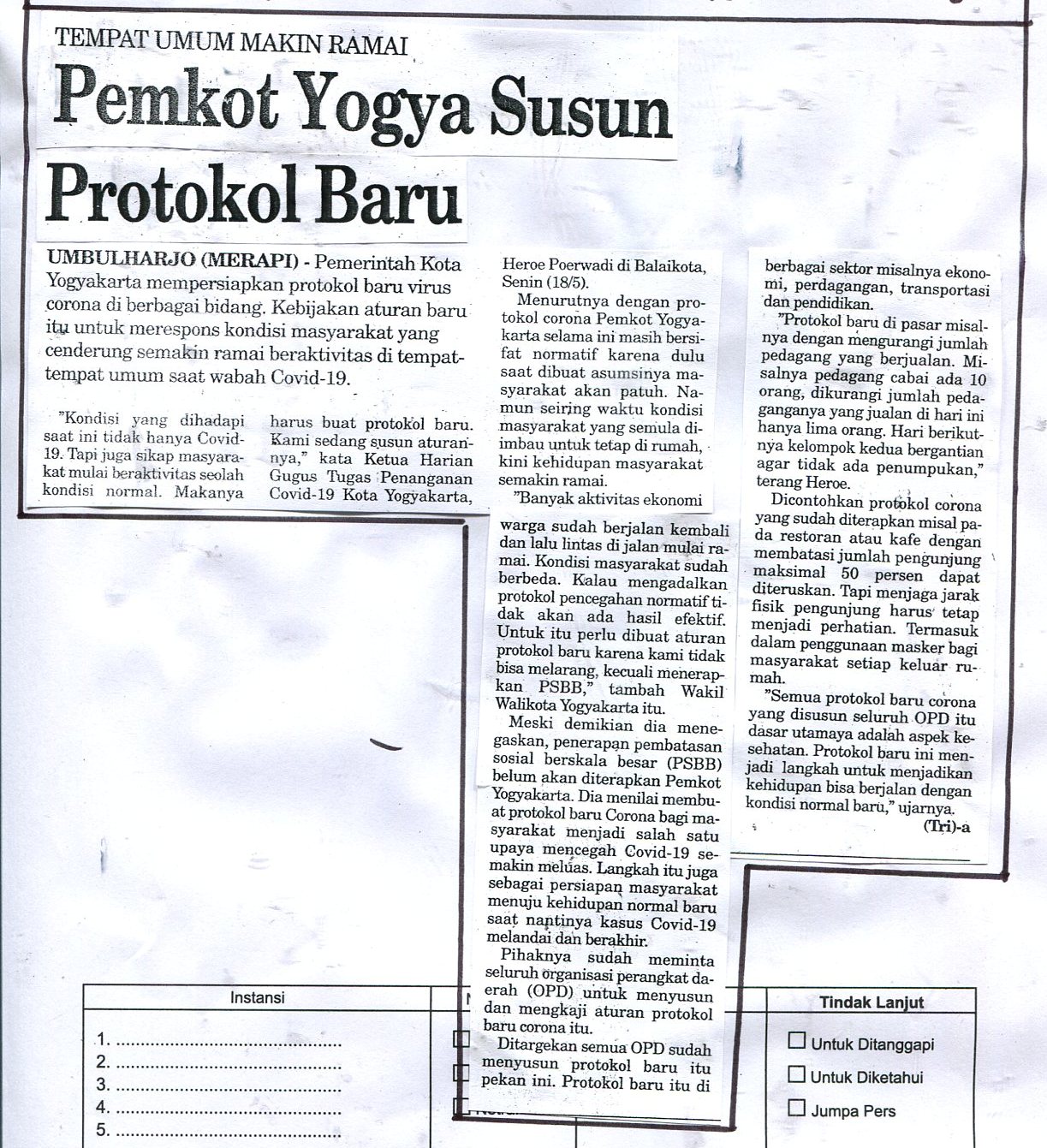Kliping jogja terbaru