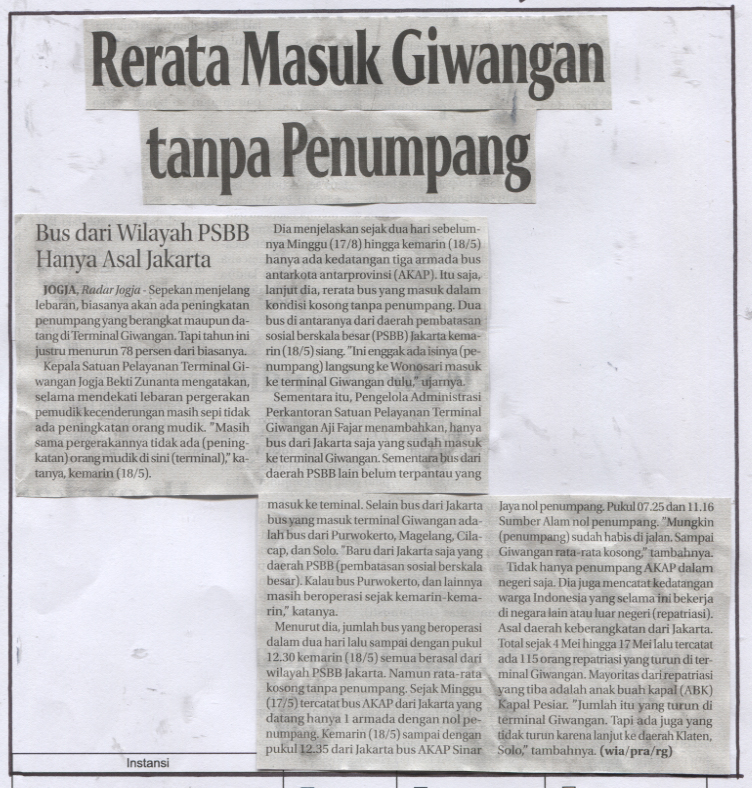 Kliping jogja terbaru