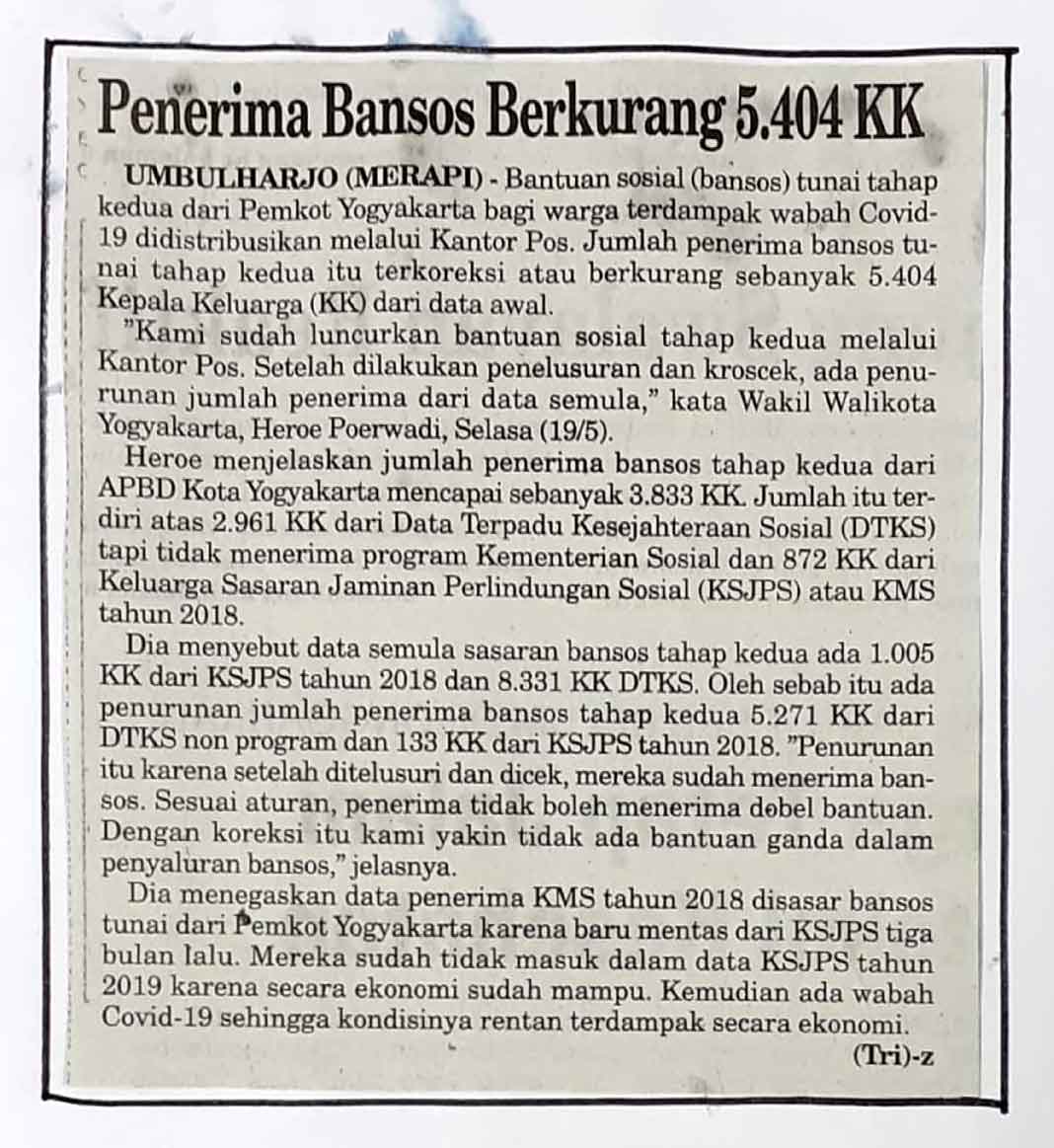Kliping jogja terbaru
