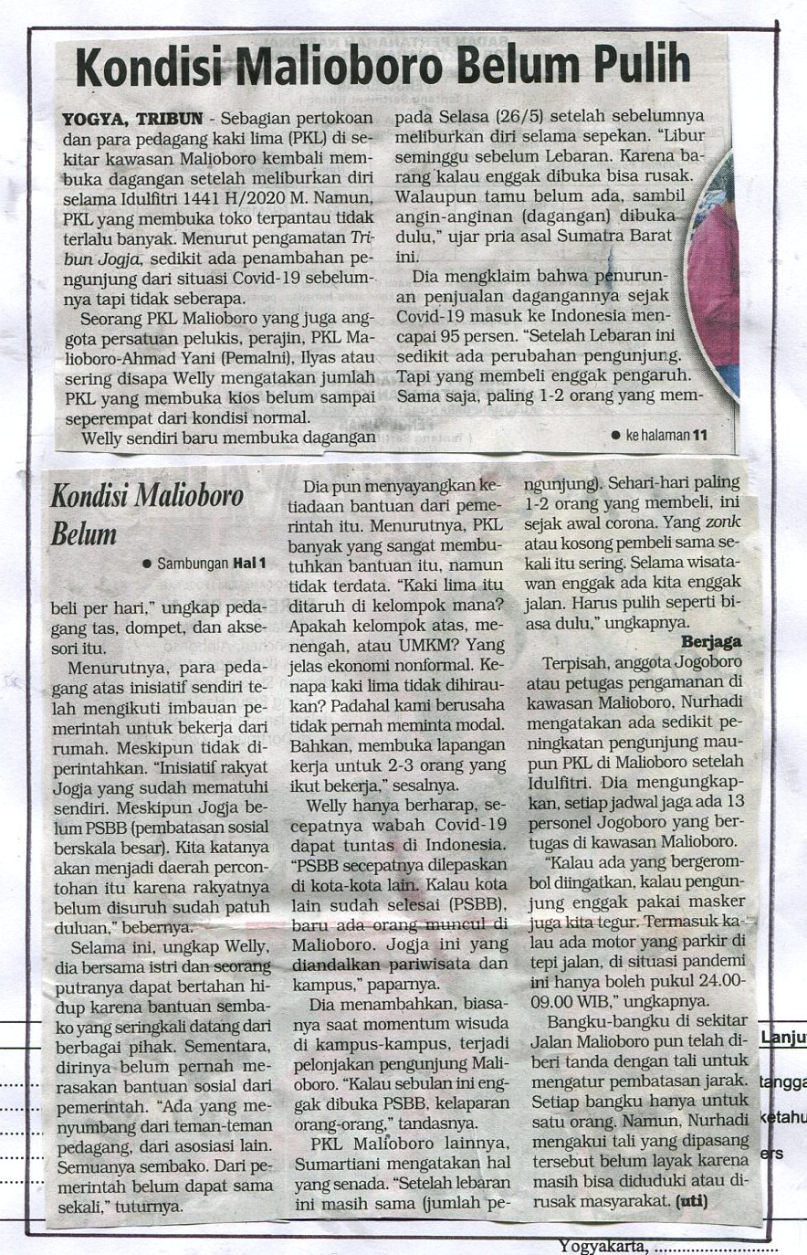 Kliping jogja terbaru