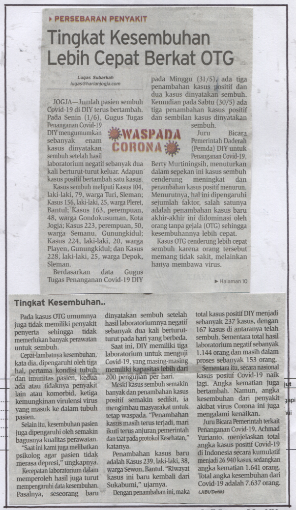 Kliping jogja terbaru