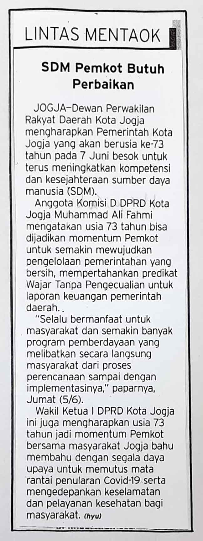 Kliping jogja terbaru