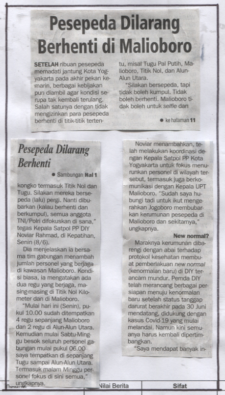 Kliping jogja terbaru