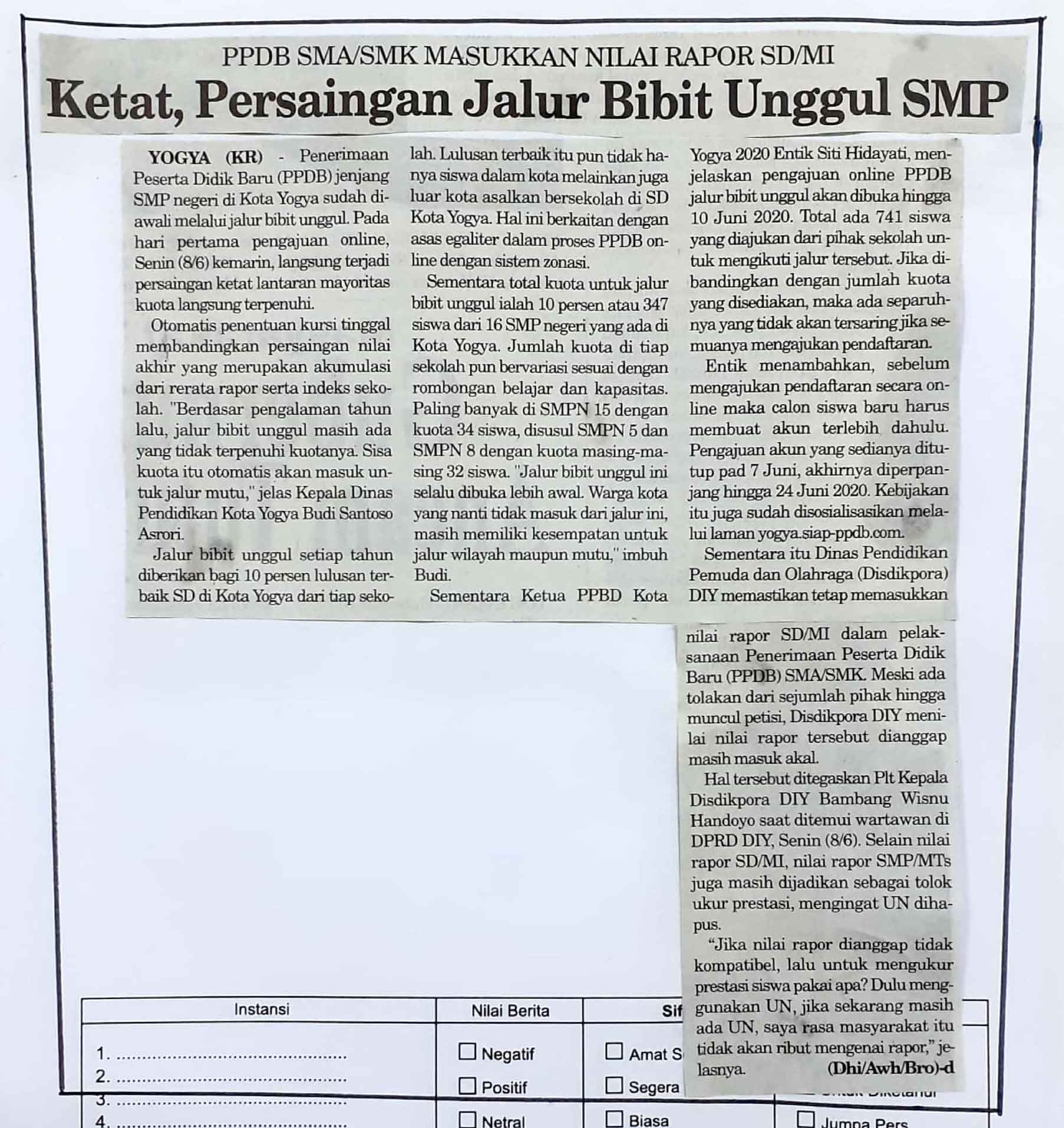 Kliping jogja terbaru