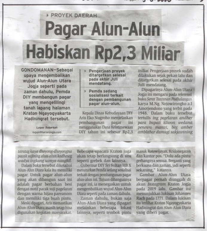 Kliping jogja terbaru