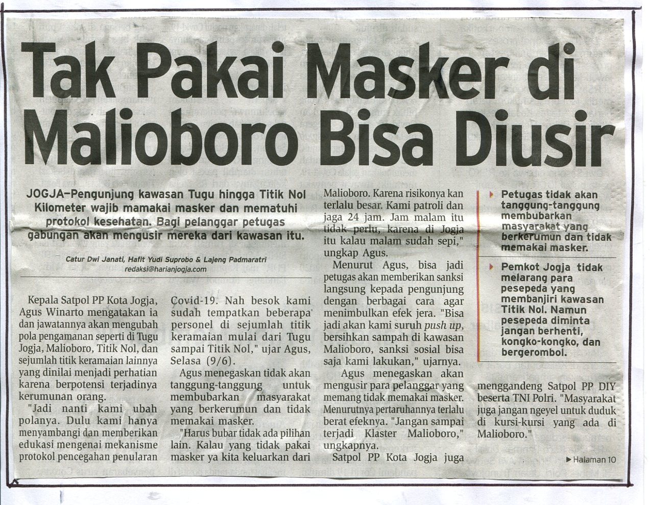 Kliping jogja terbaru