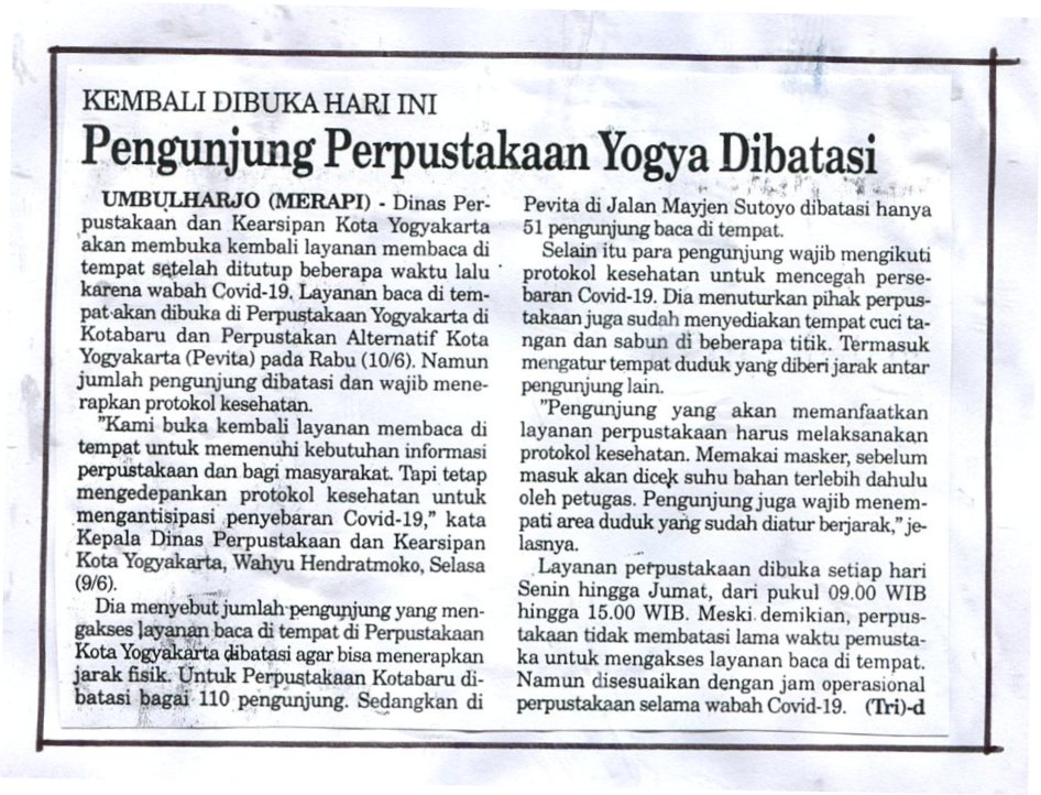 Kliping jogja terbaru