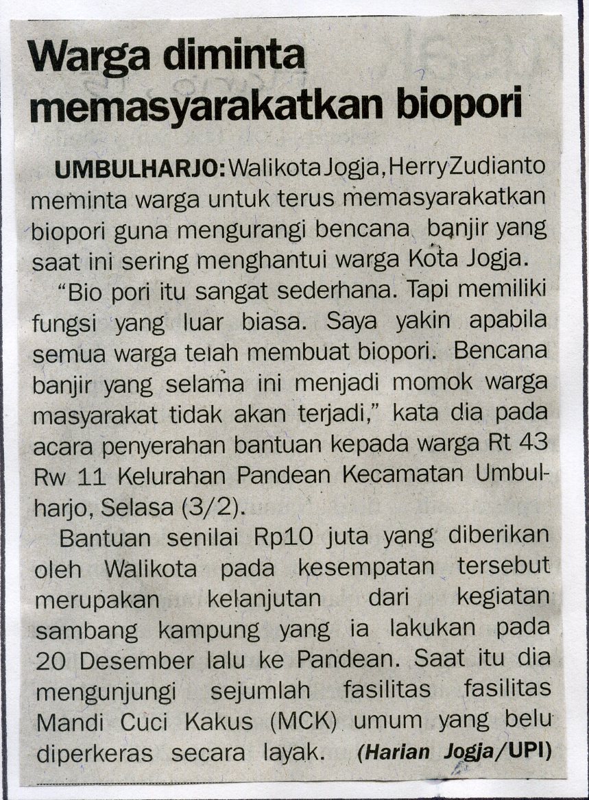 Kliping jogja terbaru