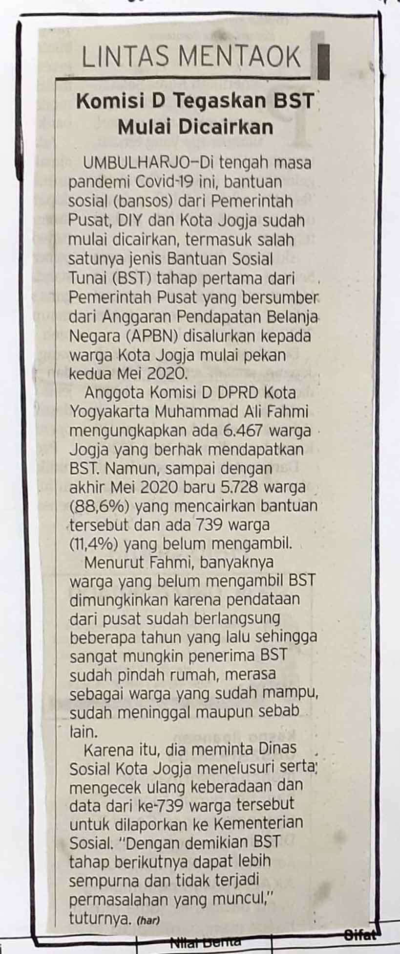 Kliping jogja terbaru