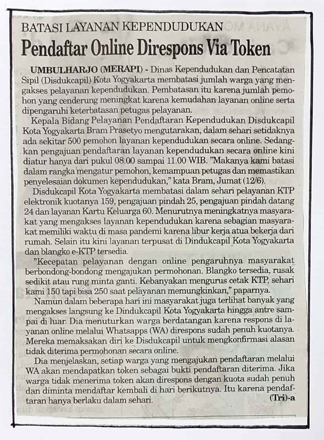 Kliping jogja terbaru