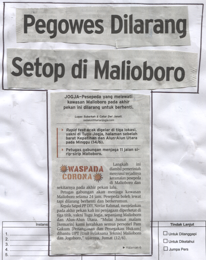 Kliping jogja terbaru