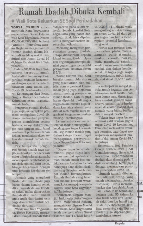Kliping jogja terbaru