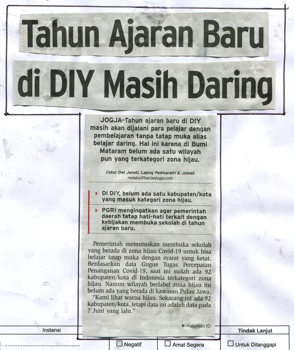 Kliping jogja terbaru