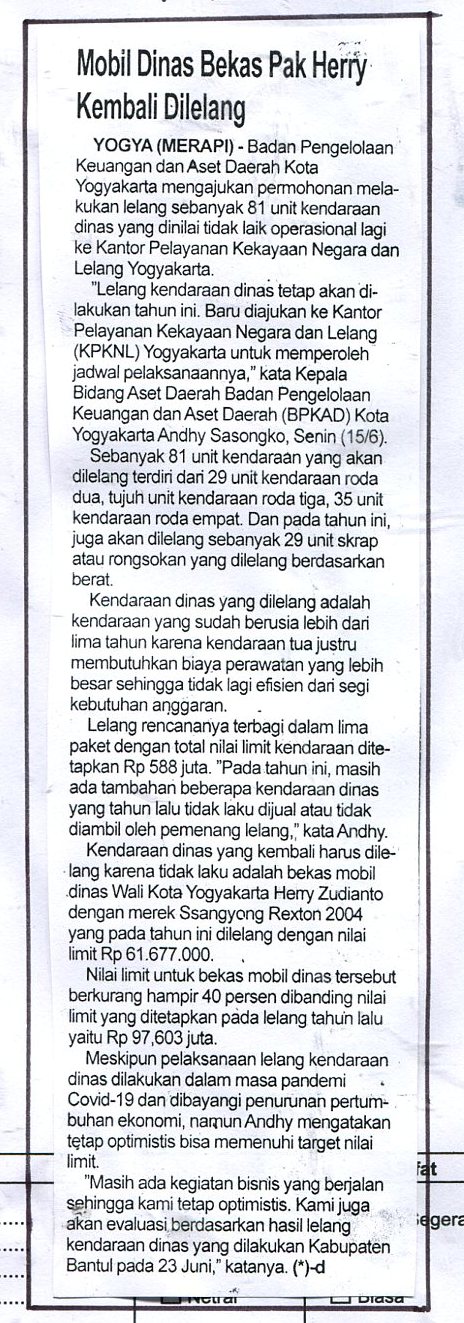 Kliping jogja terbaru