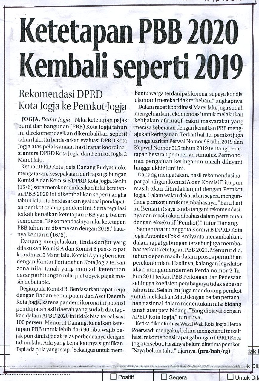 Kliping jogja terbaru