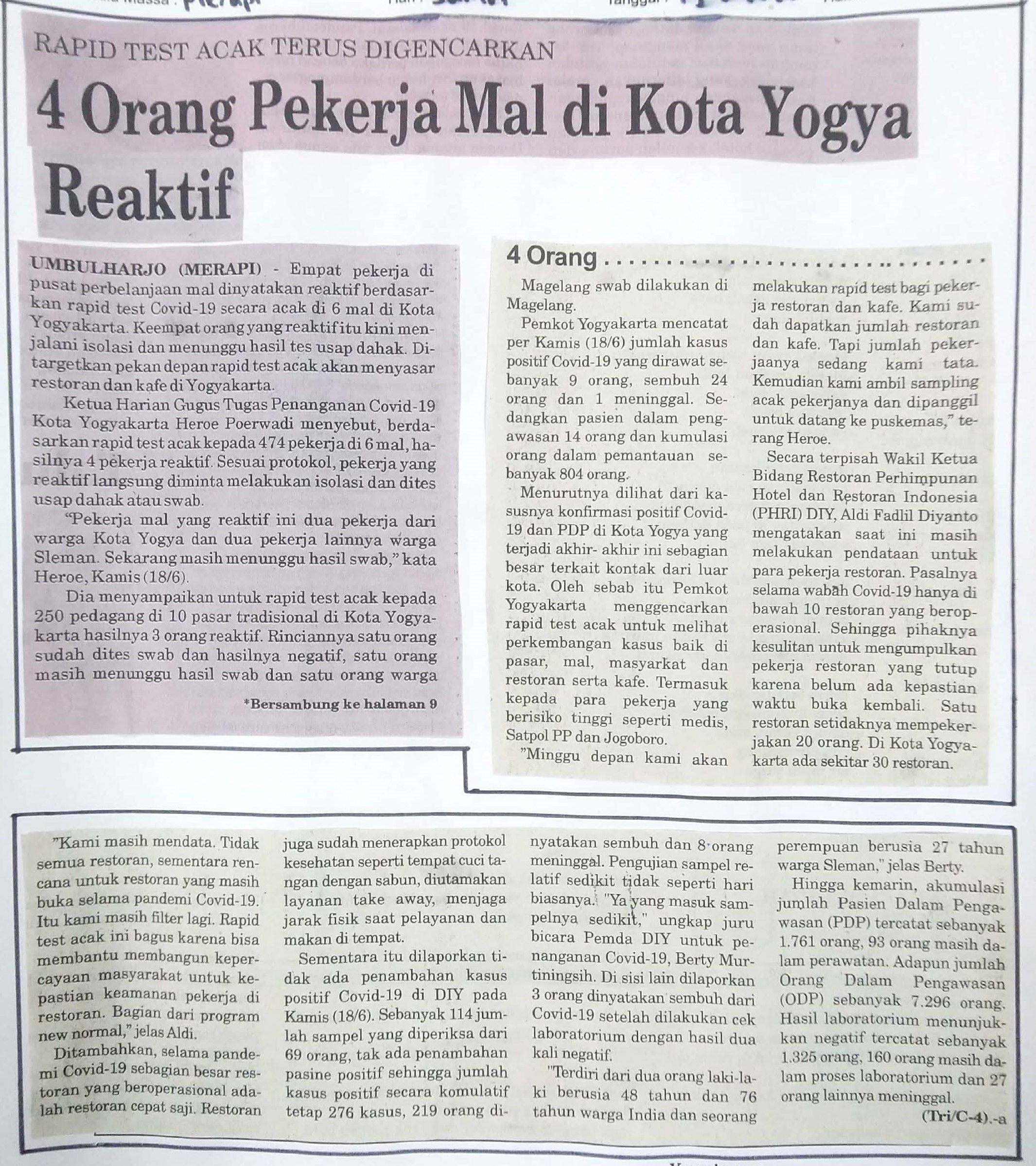 Kliping jogja terbaru