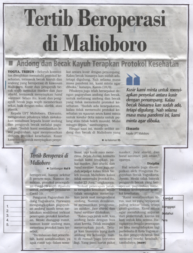 Kliping jogja terbaru