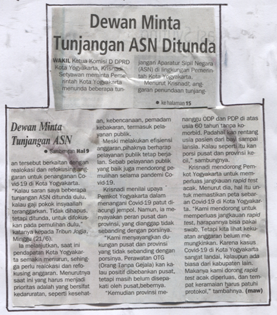 Kliping jogja terbaru
