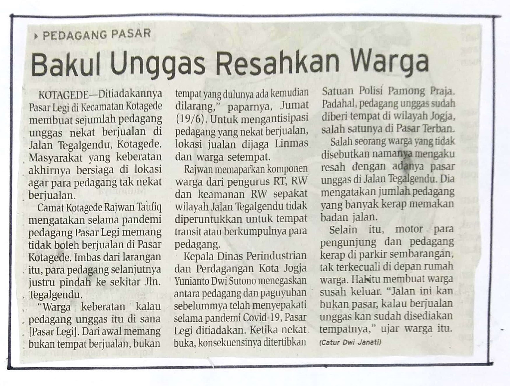 Kliping jogja terbaru