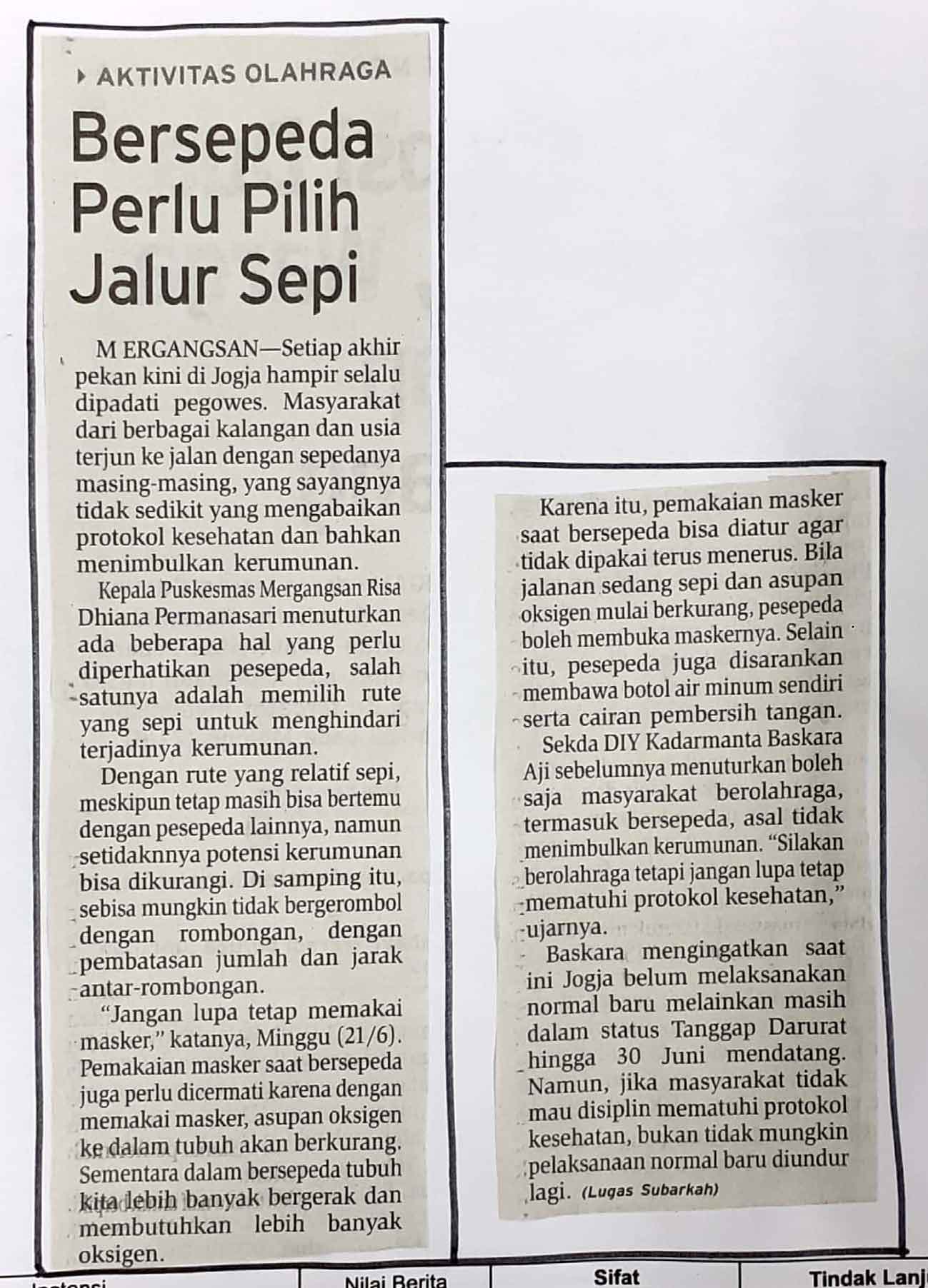 Kliping jogja terbaru