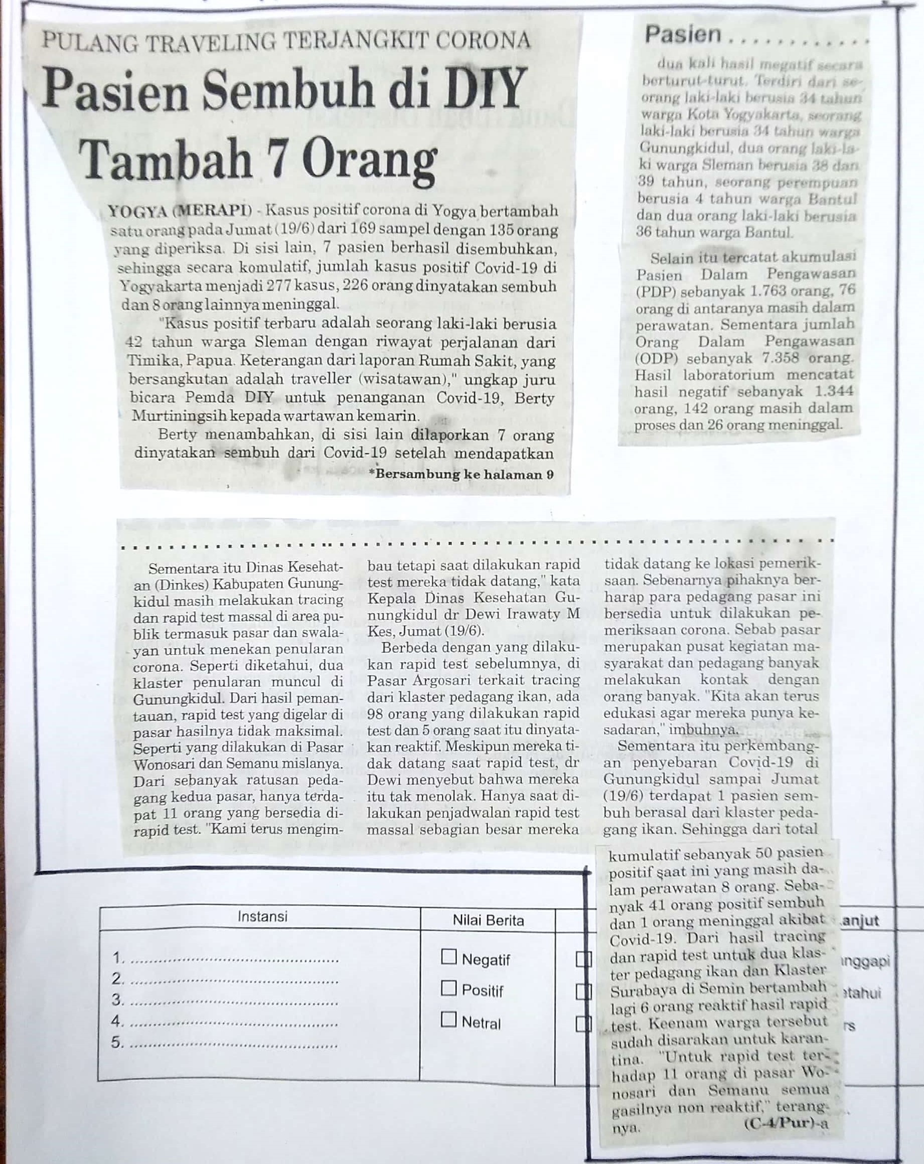 Kliping jogja terbaru